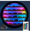 Apnatva 24 Inch Wooden Wall Hanging Lighting Tyre – Multiple Perfect for Home Decor, Hot Wheels Display, Kids’ Toys Stand & Birthday Gift (Without Toys)(Multiple)
