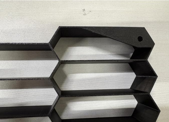 Apnatva 10-Car Hexagon Wall Rack Compatible with Hot Wheels Stand & 1:64 Die-Cast Cars | Stackable Wall Car Display Organizer with Side Guards & Screw Slot | Home & Office Decor (NO CAR INCLUDED)