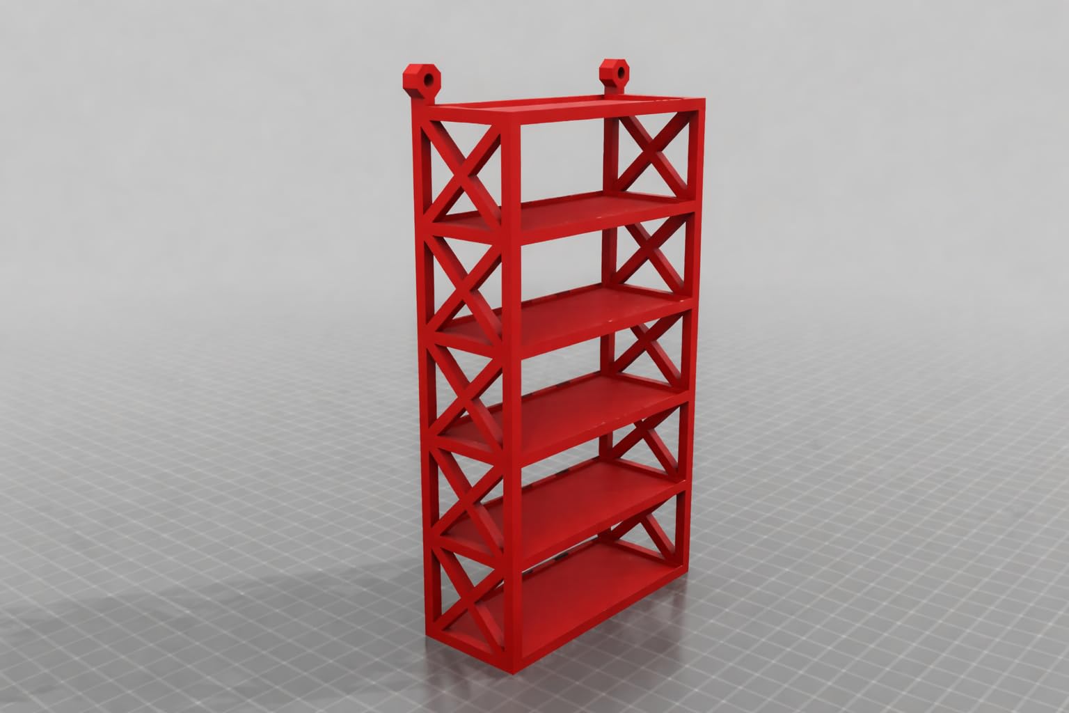 Apnatva 6-Car Display Rack – Premium Matte Black Tabletop Organizer with Tire Slots & Side Guards for 1:64 Scale Diecast Cars (Hot Wheels, Matchbox, Tomica,)(NO CAR INCLUDED) (Red)