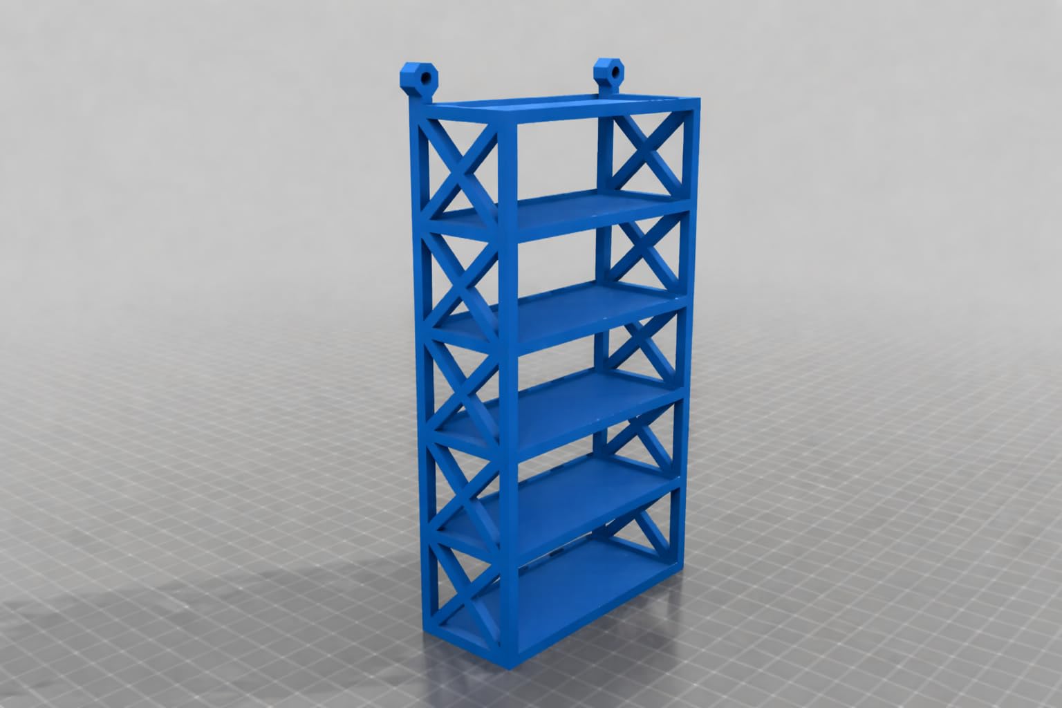 Apnatva 6-Car Display Rack – Premium Matte Black Tabletop Organizer with Tire Slots & Side Guards for 1:64 Scale Diecast Cars (Hot Wheels, Matchbox, Tomica,)(NO CAR INCLUDED) (Blue)