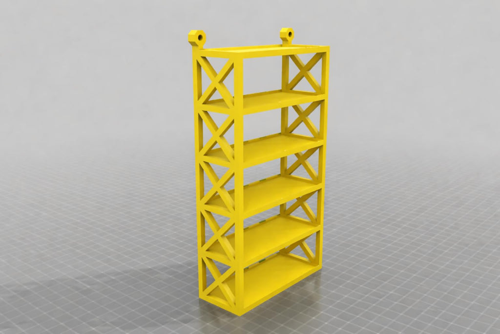 AApnatva 6-Car Display Rack – Premium Matte Black Tabletop Organizer with Tire Slots & Side Guards for 1:64 Scale Diecast Cars (Hot Wheels, Matchbox, Tomica,)(NO CAR INCLUDED) (Yellow)