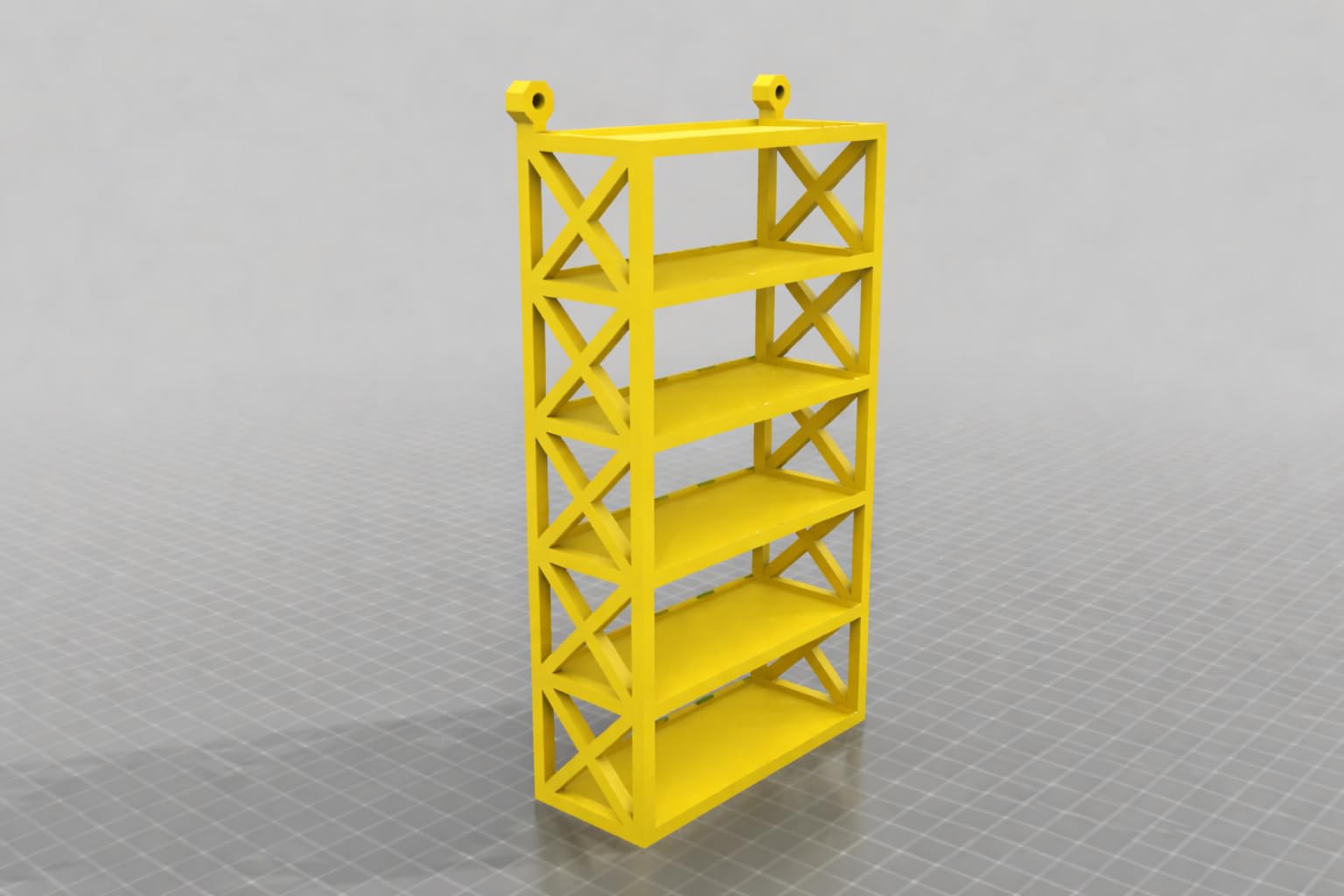 AApnatva 6-Car Display Rack – Premium Matte Black Tabletop Organizer with Tire Slots & Side Guards for 1:64 Scale Diecast Cars (Hot Wheels, Matchbox, Tomica,)(NO CAR INCLUDED) (Yellow)