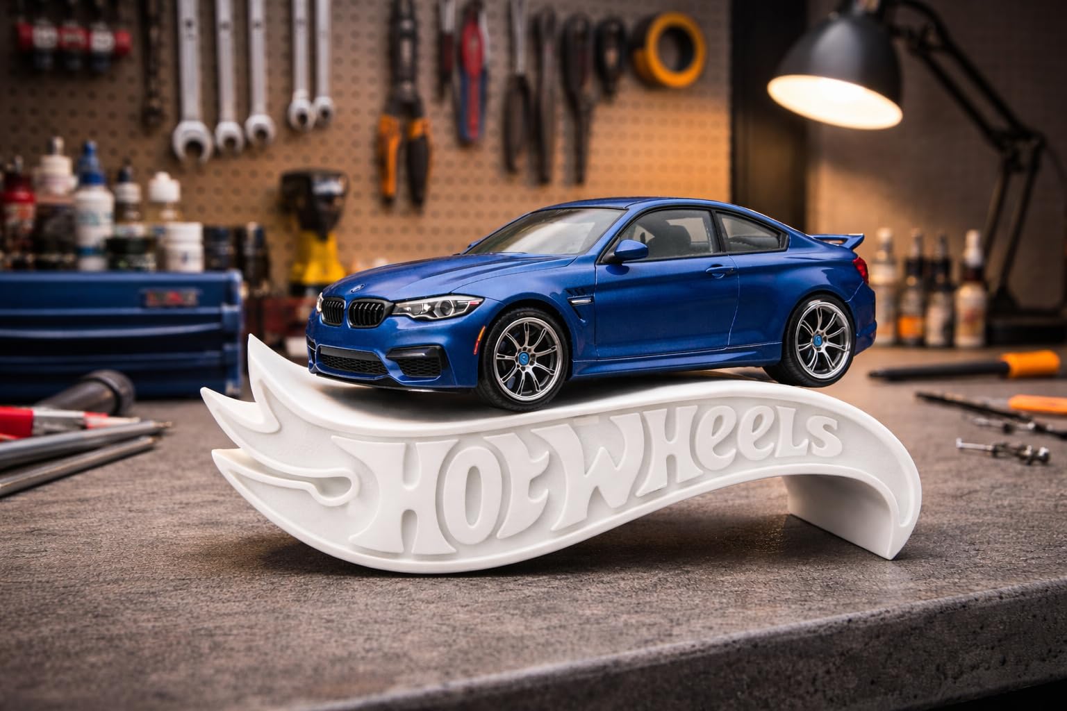 Apnatva 1:64 Diecast Car Display Shelves | Table Stand Toy Car Stand for Kids & Collectors | Black Steel Mini Car Rack for Home & Office Decor | (Pack of 5) (No Car Included) (White)