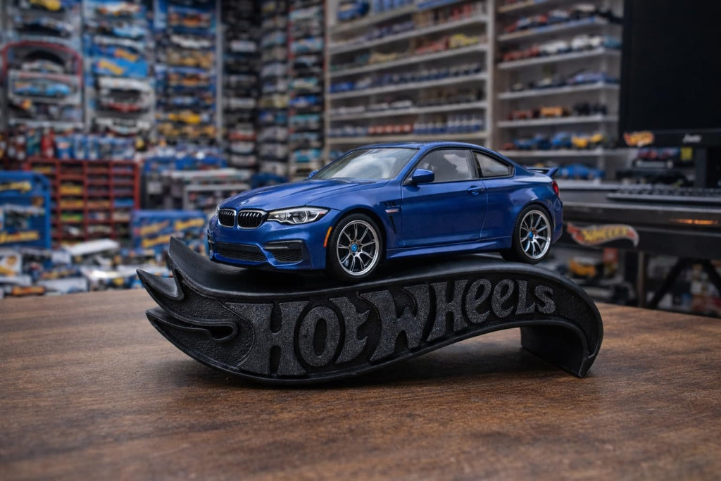 Apnatva 1:64 Diecast Car Display Shelves | Table Stand Toy Car Stand for Kids & Collectors | Black Steel Mini Car Rack for Home & Office Decor | (Pack of 5) (No Car Included)